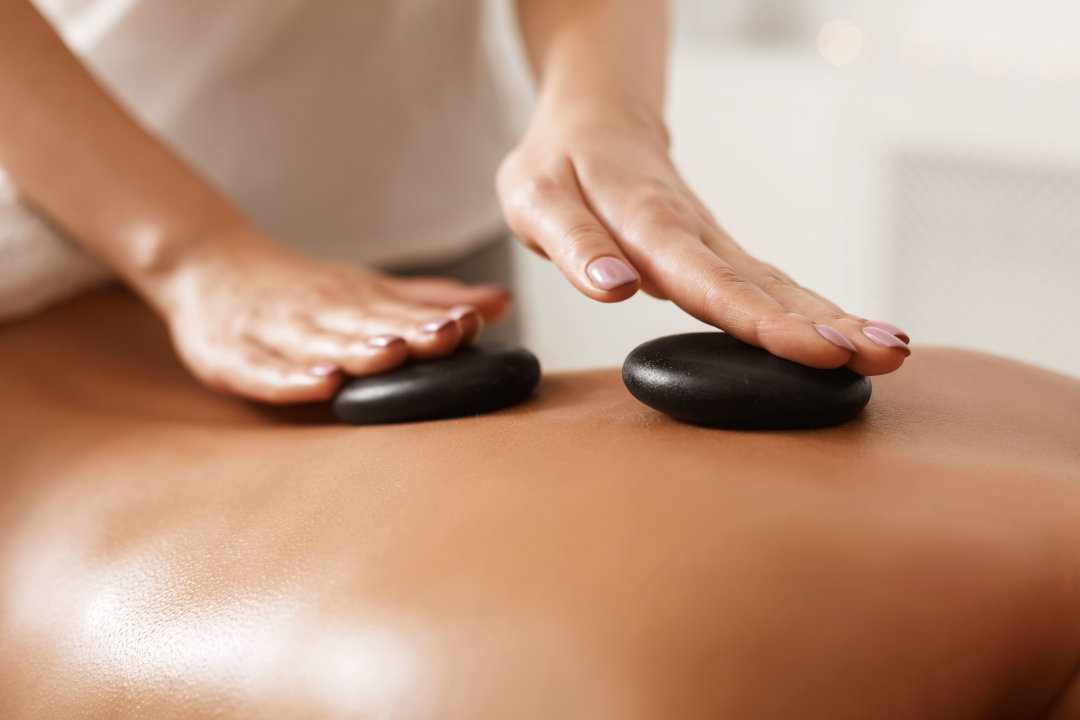 Shiatsu-Stein-Massage - Behandlung